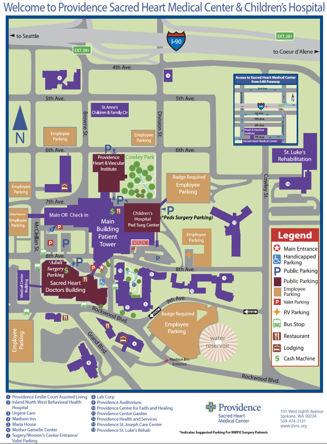 Providence sacred heart map northwest pediatric ophthalmology